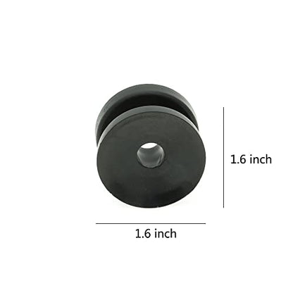 36 Pcs Circular Ring Corner Post Electric Fence Insulators, Black