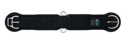 Weaver Leather Airflex Straight Cinch with New and Improved Roll Snug Cinch Buckle, Black, 26-Inch