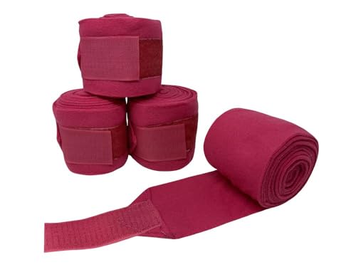 Fleece Polo Wraps w/Velco Closure - color: Pink