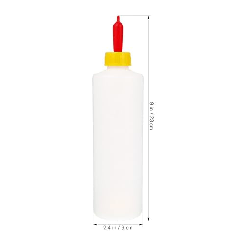 Balacoo 5 Sets Goat Bottles and Nipples, 400 ML Lamb Feeding Bottles