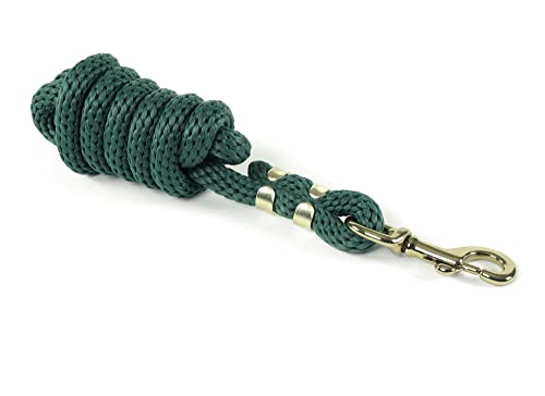 Shires Equestrian Topaz Horse Lead Rope (Dark Green) - color: Dark Green