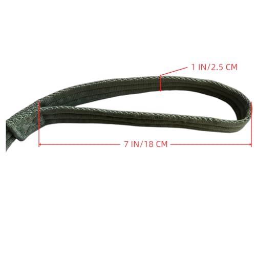 Horse Lunge Line，Horse Training Lunge Line with Alloy Trigger Buckle for Accurate Equestrian Training of 32.8 FT/10 Meters - color: Olive Green