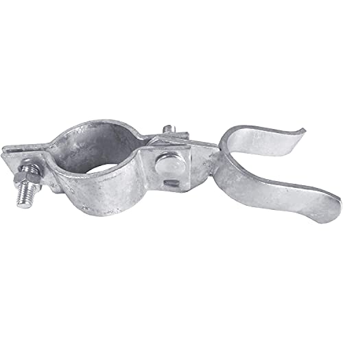1-5/8" x 1-3/8" Chain Link Fence Gate Fork Latch - Galvanized Latch with Padlock Hole - size: 1-5/8"x1-3/8"