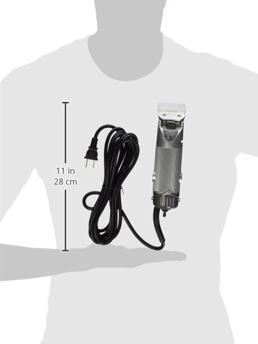 Oster Clipmaster Hair Clippers for Large Dog, Cat, and Pet Grooming with Detachable Blade for Thick Coats, Gray - color: Gray