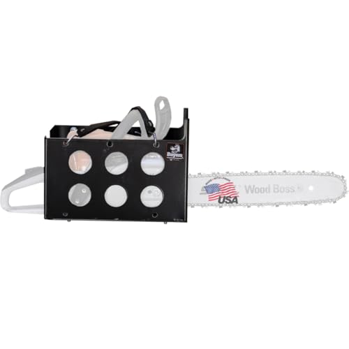 Buyers Products LT15 Black Multi-Rack Organizer For Landscape Trailers | Rubber Strap Rack Keeps Trimmers, Chainsaws, Blowers, And Lawn Tools Securely Stored On Open Or Enclosed Landscape Trailers