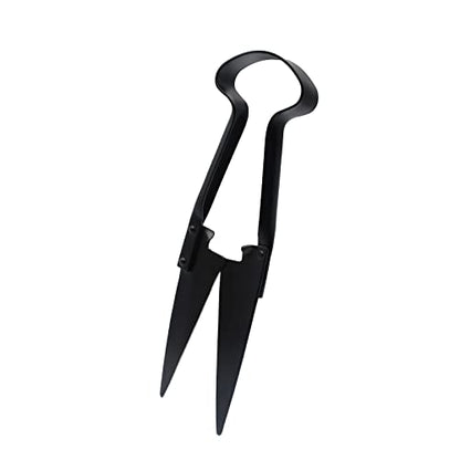 Hand Shears For Sheep Shearing, Single Bow Heavy Duty Onion/sheep Shear For Alpaca, Pet Horse Dog Shearing, 6.1-inch Carbon Steel Blade, (Black Coated)