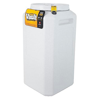 Vittles Vault Traditional Dog and Cat Food Container + Scoop, Gray, 80lbs - size: 80 Pounds