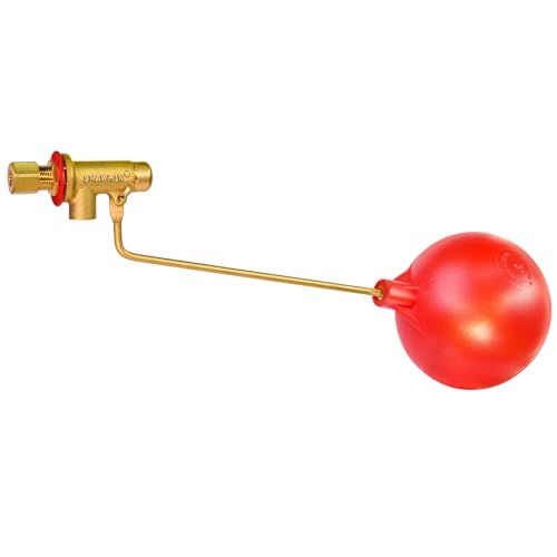 Swamp Cooler Float Valve, 1/4" Brass Float Valve for Evaporative Cooler