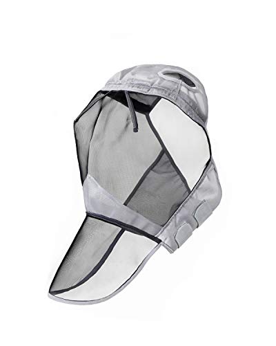 Harrison Howard CareMaster Horse Fly Mask Full Face No Ears Silver/Black Retro Medium Cob - color: Silver/Black, size: Cob (Medium)