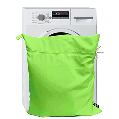 Harrison Howard Pet Washing Bag Dog Cat Horse Hair Laundry Bag for Rug Sheet Boots Pets Laundry Helper Neon Green - color: Neon Green