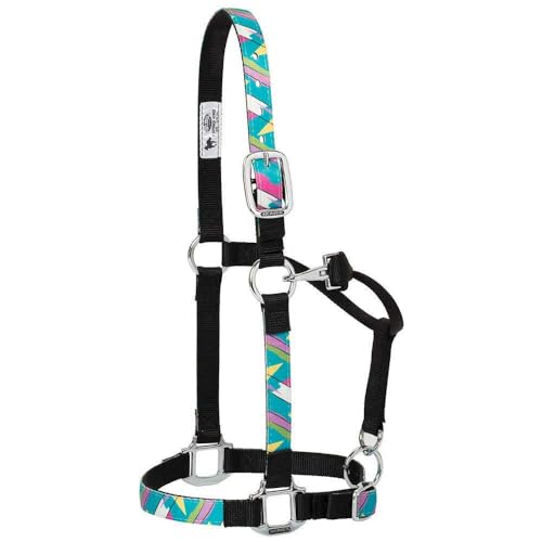 Weaver Leather Nylon Patterned Adjustable Horse Halter Leopard Average