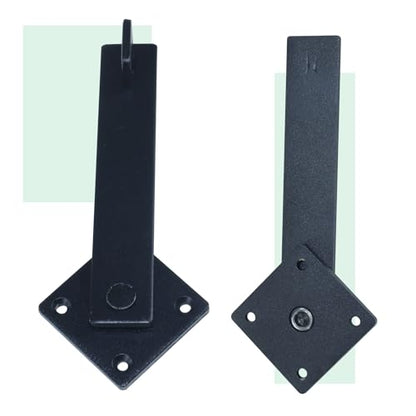 2 Pack Heavy Duty Gate Flip Latch for Outdoor Fence Wooden Gates | Barn Door Latch, Fence Flip Gate Latch for Wooden Fence, Gate Locks for Outdoor Fence, Gate Latches for Metal Gates
