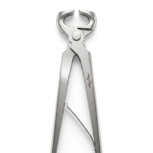 Precision 12 inch Hoof Nipper Spring | Drop Forged Chrome Vanadium Steel | One-Handed Farrier Hoof Trimmer for Horses