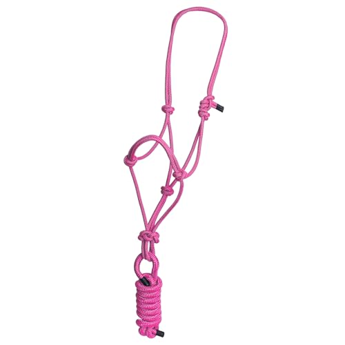 HILASON Western Nylon Lead Rope Halter Horse Size 8 Ft - color: Pink
