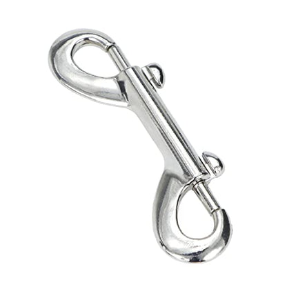 Metal Double Ended Bolt Snap Trigger Chain Diving Clips for Water Bucket Pet Feed Bucket Agricultural Equine Home Dog Leash Garage Use (3-1/2" (8cm), 10 Pack) - color: 10 Pack, size: 3-1/2" (8cm)