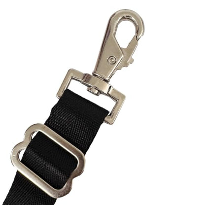 48" x 20" Stall Guards for Horses with Adjustable Straps and Hardware (Black) - color: Black