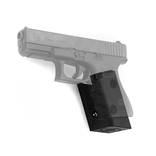 Spartan Mounts Compatible with Glock Pistols | Pistol Wall Display Mounting Hook | Gun Safe Wall Storage Organization System | Unique Low Profile Design | Made in USA - style: G 17 19 26 31 32 33 34 45 [Left]