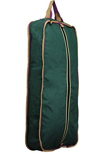 Derby Originals Padded 3 Layered Halter Bridle Carry Bags For Horse Tack- Keeps Tack Clean & Dry - color: Hunter Green