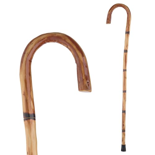 Dress Up America Classic Wooden Walking Cane – Lightweight Wood Cane with Rubber Tip, 35.5" & 32" Everyday Walking Stick, Accessory, Magician, Formal Wear, Halloween & Cosplay - size: Kids - 32"