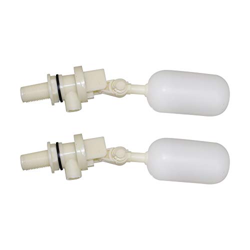 1/2 Inch Float Ball Valve,Water Float Valve for Automatic Livestock Waterer Bowl, Horse Goat Dog Water Trough,Pool, Aquariums(2 pack)