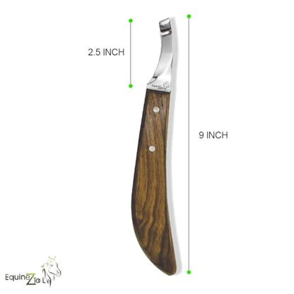 Farrier Hoof Knives Set–Professional Left & Right Handed Hoof Trimming Knives with Razor Sharp Stainless Steel Blades,Ergonomic Design for Precision Hoof Care for Farriers&Equestrians
