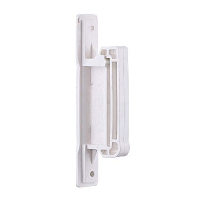 25-Pack Electric Fence Wood Post Poly Tape Insulators, White - color: White
