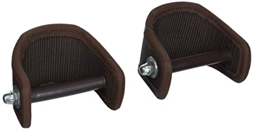 Tough 1 Stirrup Turner - color: Brown, size: 3 Inch (Set of 2)