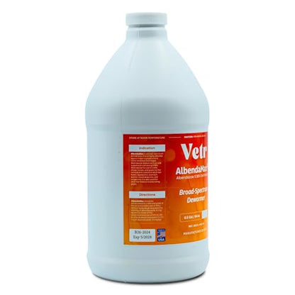 vetr AlbendaMax Oral Suspension, Liquid for Cattle, Sheep & Goats – 1/2 Gallon - size: 1/2 Gallon