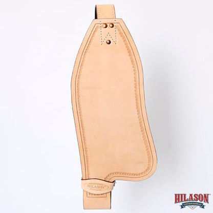 HILASON Leather Saddle Replacement Fender Pair with Hobble Straps, Genuine Skirting Leather Stirrup Leathers, 2 Inch Wide - color: Tan