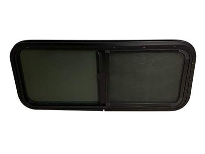 ProCamp RV Window 36x15 | Horizontal Slider, Screen & Trim Ring
