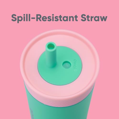 Owala Tumbler Kids Stainless Steel Water Bottle 12 oz Real Cool Fish - color: Real Cool Fish, size: 12 Ounces