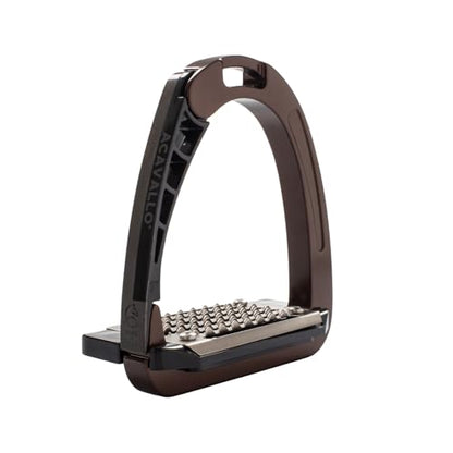 Acavallo Alupro Junior Stirrups, One Size, Black, Set of 2 - color: Brown Tone