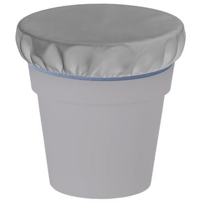 2-5 Gallon Horse Bucket Cover, Waterproof Horse Feed Bucket Cover, Lightweight and Easy to Use (Excluding Bucket, Grey) - color: Gray