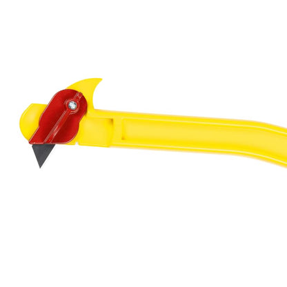 28" HayKnife, Hay Cutter Tool for Net Wrap & Baling Twine (Yellow) - color: Yellow