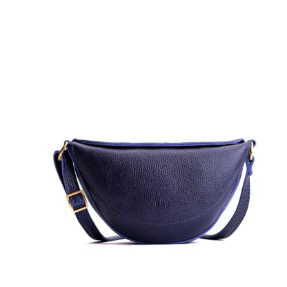 Portland Leather Goods Koala Sling Bag - Adjustable Full-Grain Leather - color: Cobalt, size: Small