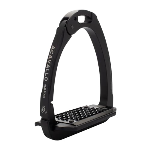 Acavallo Arena Aluplus 2.0 Stirrups - color: Total Black