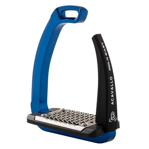Acavallo Rel-X Easy Stirrups - color: Blue