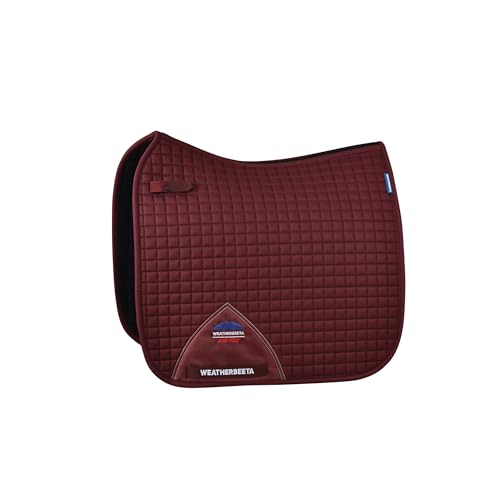 WeatherBeeta Prime Air-Tec Dressage Saddle Pad - color: Burgundy, size: Large