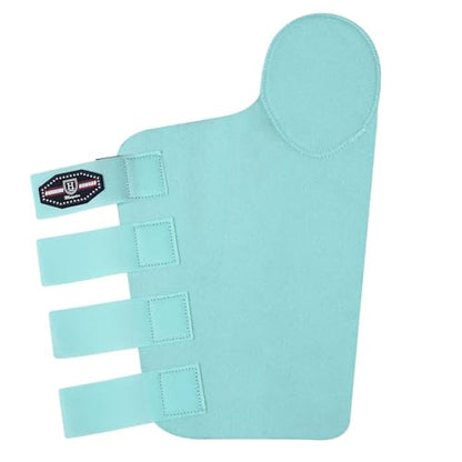 Harrison Howard Adjustable Touch Fasteners Quality Neoprene Versatile Horse Tail Guard Equine Tail Wrap - color: Mint