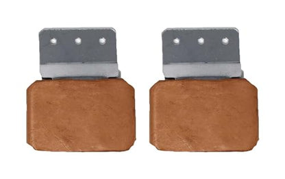 CHALLENGER 3" Blevins Buckle Set (2-Pack) – Tan Leather Covered Saddle Buckles | Western Tack Replacement Hardware | 52HS04TN