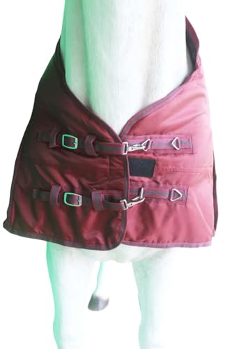 Challenger 840D Horse Turnout Waterproof Medium-Weight Winter Blanket Burgundy 59EE01 - color: Burgundy, size: 72 inches