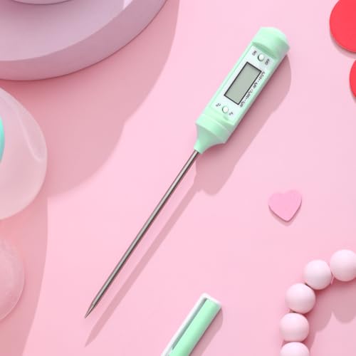 BESTOYARD Temperature Meter for Food Use - Accurate Temperature Measurement for Baby Milk Formula Household Cooking and Milk Heating 7.28-Inch Stainless Steel & Abs