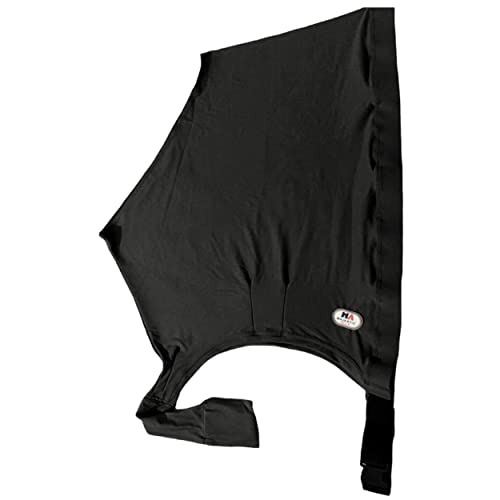 Majestic Ally Premium 4-Way Stretch Spandex/Elastane Horse Shoulder Guard for and Protection, Large, Black - color: Black