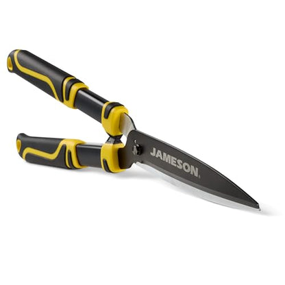 Jameson Heavy-Duty Hedge Shears – 23″ with Ultra-Sharp Non-Stick Blades, Lightweight Aluminum Frame, and Shock-Absorbing Grip