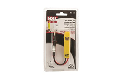NSi Industries TES-111 Twin Probe Voltage Tester, 80-250 VAC,Neon (Pack of 2) - size: 43.75 cubic inches (Pack of 2)