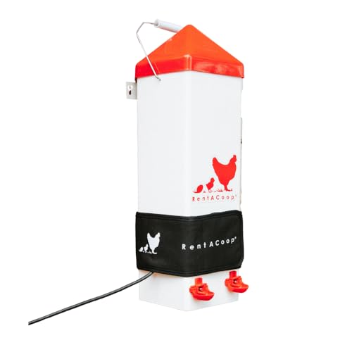 RentACoop Sm Thermo Bucket Belt and 2Gal Tall Waterer