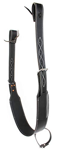 Pro Rider Challenger Western Horse Leather Rear Flank Back Saddle Cinch w/Billets 9758BK