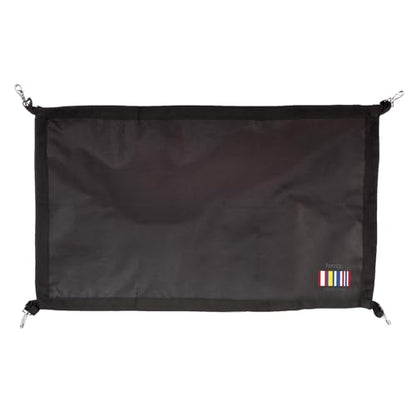HORZE Durable Polyester Horse Stall Guard with Adjustable Straps | Measures 40" x 24" - Black - One Size
