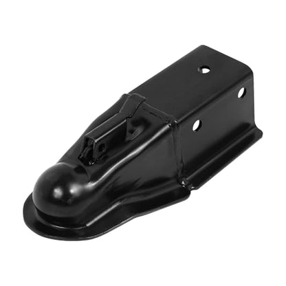 14000lb Straight Trailer Coupler for 2-5/16" Ball, 3" Wide | Fits 3" channel widths. Black e-coated steel designed for equipment and cargo trailers up to 14,000 lbs. - size: 2-5/16" Ball 3" Channel 14,000 lbs