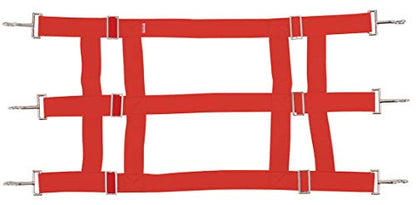 Southwestern Equine Premium Nylon Stall Guard for Horses (Red) - color: Red
